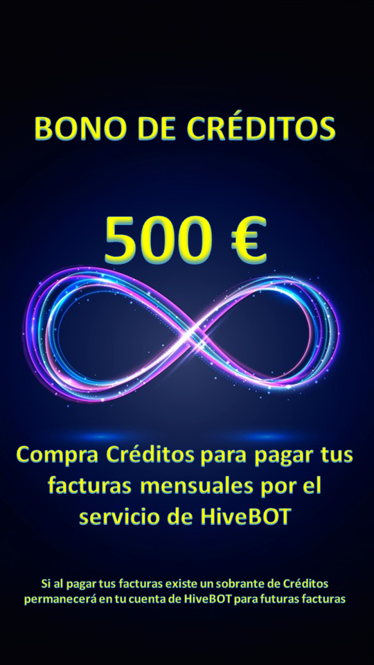 bono de creditos hivebot