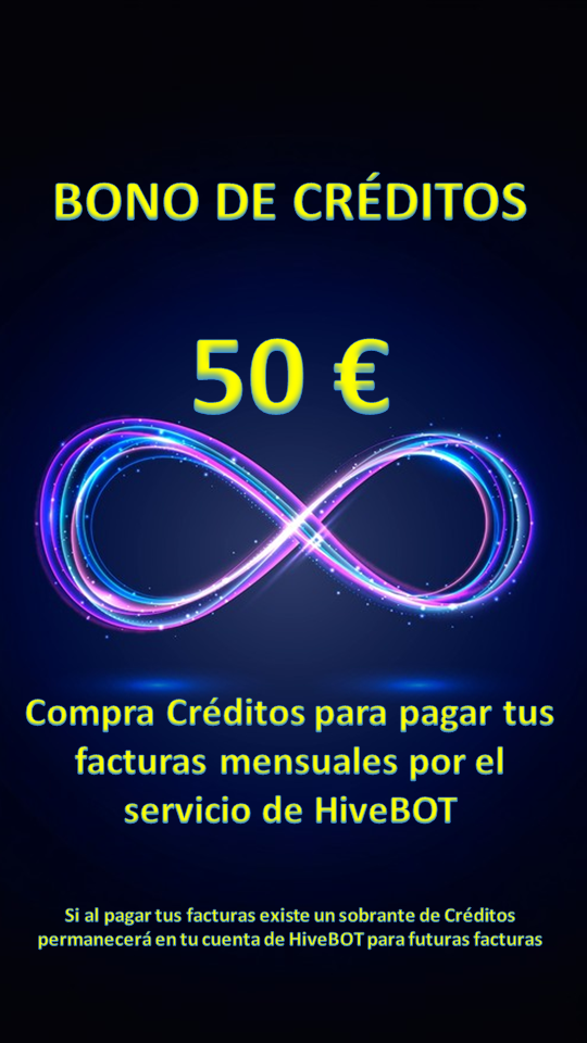 bono de creditos hivebot