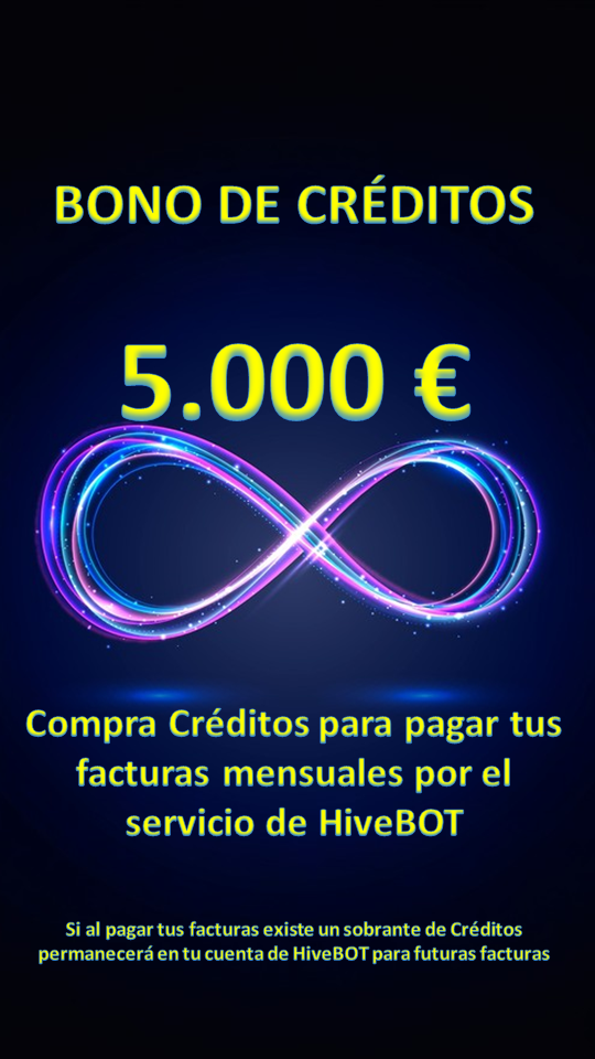 bono de creditos hivebot